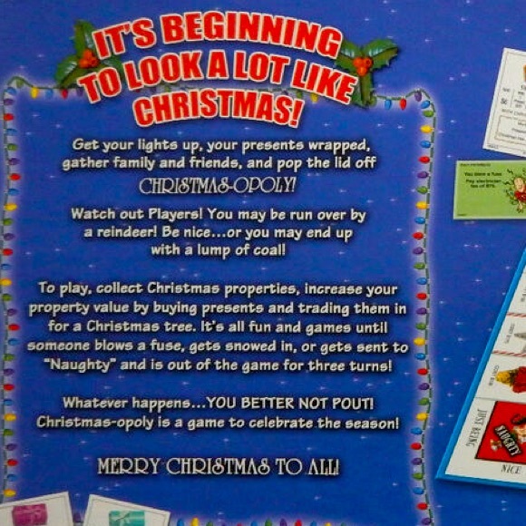 NEW Sealed Christmas - Opoly Board Game - Great Christmas π - Picture 5 of 6